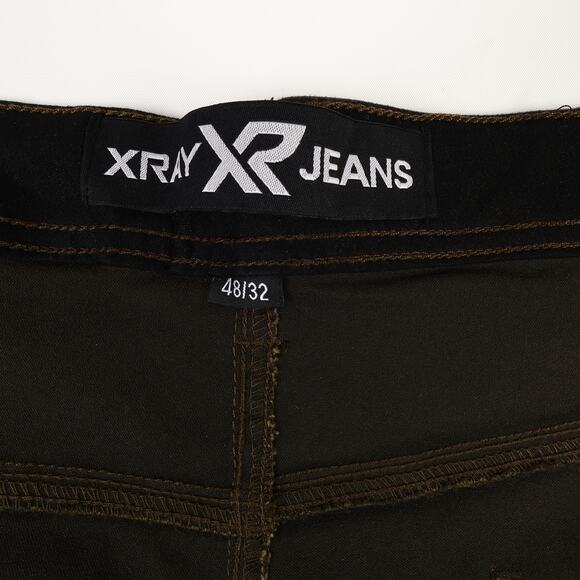 NEW XRAY XR Jeans Mens 48x32 Commuter Pants Jeans  Slim Fit Olive Green Stretch - Picture 8 of 11
